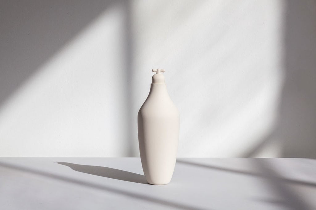 tap water carafe by lotte de raadt setting image by vij5 white 01